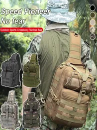 Storage Bags Outdoor Sports Body Tactical Daypack Camouflage Oxford Waterproof Chest Bag Pography Shoulder Hiking Camping Pack