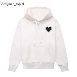 Coat Mens Hoodie Ammi Hoodies Women Men Tracksuit Love Embroidery 3D Pattern Letter Printed Loose Type Long Sleeve Red Pink Sweatshirt Hoodie Sweethearts Hoody 4789