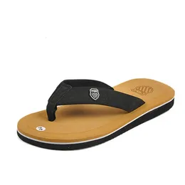 Män flip flops högkvalitativa varumärken mens tofflor strand sandaler nonslip mode hombre casual house 240417