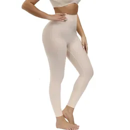 Kadınlar Vücut şekillendirme legging zayıflama popo kaldırıcı shapewear yüksek bel kontrol külotları dikişsiz uyku güzellik bacakları şekillendirici 240409
