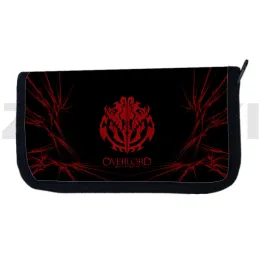 Wallets 2022 New Overlord 3D Wallet Albedo Clip Credit Card Money Bag Kawaii Ainz Ooal Gown Anime Purses and Handbag Fashion Purse Women