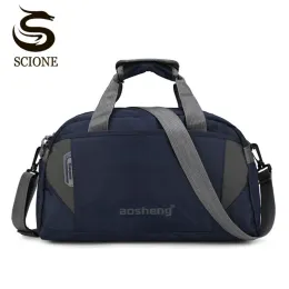Сумки Scione Travel Buggage Mudgs Женщины высококачественные спортивные двойные сумки для плеча мужчина простая повседневная фитнеса.