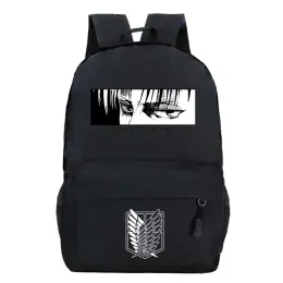 배낭 애니메이션에 대한 애니메이션 공격 타이탄 Shingeki No Kyojin Kids School Backpack Bags kawaii 십대 애니메이션 블랙 서적 소년 소녀 Schoolbag