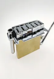 Klasyczny Chrome Vibrato Tremolo Bridge mosiężna podstawa zagęszczona Tremolo System1828612