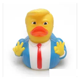 Outros suprimentos de festa de evento Creative PVC Trump Ducks favorece o banho de água flutuante brinquedo engraçado Toys Great Drop Drop Home Garden Festive Dh45f