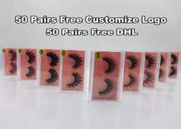 Ограники норки невидимые полосы ресниц натуральные 3D Mink False Enselash Full Strip Transparent Band Lashes Cilios Posticos2948539