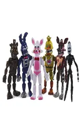 Пять ночей на фигуре Freddys набор модели 8см ПВХ FNAF Freddy Bear Anime Figure Model Toys 201202264O1358386