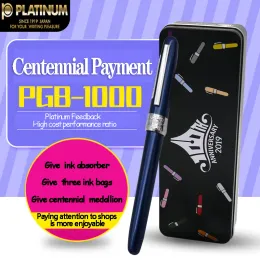 Pens Set of Pens Platinum Fountain Pen 100th Anniversary Preferential Set PGB1000 Iridium Pen Box Millennium Stationery Goods All