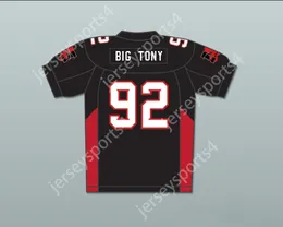 Custom alle Namensnummer Herren Jugend/Kinder Joey Diaz 92 Anthony "Big Tony" Cobianco Mean Machine Verurteilte Fußball Trikot enthält Patches Top genäht S-6xl