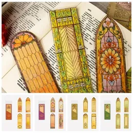 Bronzing Bookmark Romantic Ancient PET Pagination Marker Rome City Book Page Lover