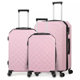 Set TSA VAVERE VAGGIO SULLA POLVERA MATT MATT 3 pari carry bagagli gilr rosa valse voyage sacca per enfant