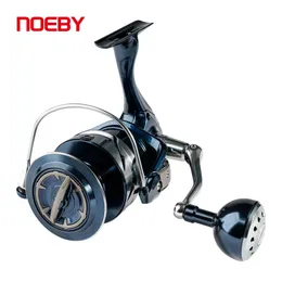 Noeby Infinite SW Spinning Fishing Reel 2500 3000 4000 5000 8000 10000 Max Drag 45lb 20 kg Lång gjuten spole Saltvattenfiske rulle 240419