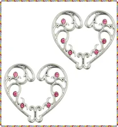 3 par de clipe sexy não perfurado no mamilo falso anel rosa diamante jóias escudo de capa