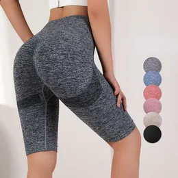 Lu Lu Shorts anpassar sömlös sport Yoga Legging Women Gym Hög midja Push Up For Ladies Shorts Leggings Fiess Hip Lift Tight Sportswear Gry Running Workout Sports Woman