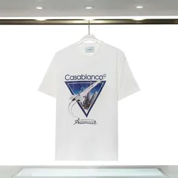 Casa Blanca Designer de Designer Tshirt Menina Menina Casual T-shirts T-shirts Street Tennis Club shorts Rouves de luva Camisa de luxo S-2xl Casablanc camisa 228