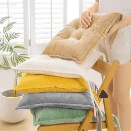 Cadeira grande do travesseiro quadrado com laços Ultra Soft Warl Floor para crianças Lendo Nook Seat confortável 40x40cm