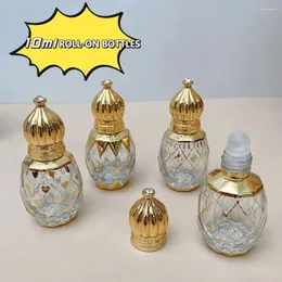 Bottiglie di stoccaggio Riutilizzabile campione vintage Vial Essenziale Roll-On Bottle Perfume