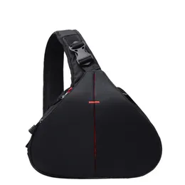 Waterproof Travel Small DSLR Shoulder Camera Bag Pography Bags Triangle Sling for Digital 240418