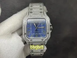 2824 Hareketli Safir Aynası ile BVF İzle Boyutu 40mm, Kazan Anti-Gaze/Anti-Hand Desen Bekçisi Ayarlama Cihazı ve Saat Bandının Hızlı Değiştirilmesi