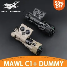 スコープ戦術的な新しいMAWL C1ダミーバッテリーケースナイロンボックスハンティングアウトドアエアソフト武器ライフルレーザーモデルCR123A 16340バッテリー