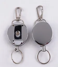 سلاسل المفاتيح 1 PCS قابلة للسحب مرونة حبل سلك الفولاذ الحبل المرن: RECOIN RECOIL Sporty Alarm Key RING anti ski pass id card3451790