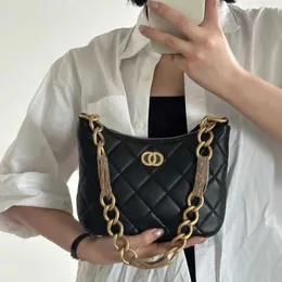 Bolsa de luxo de designer Chanells Luxo Lingge Chain Bag ombro de ombro da Bolsa de Crossbody Feeling Stick Back para mulheres