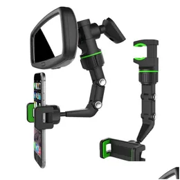 Altri accessori per interni Auto Porta del telefono Trim Mtifunctional 360 gradi Riazzabile Riavuzione del sedile dello specchio Appeding Clip Cellula Dro Otdzj