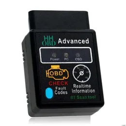 Diagnostiska verktyg Ny 5.1 Device Bluetooth Compatible Code OBD2 ELM327 V1.5 Bilskannerläsare i K5W4 Drop Delivery Automobiles Motorc OTE7S