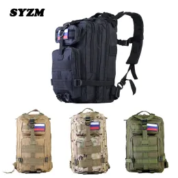 Ryggsäckar Syzm 30l eller 50L kamouflage taktisk militär ryggsäck män armé väskor attack molle dagpack jakt vandring ryggsäck utomhusväska