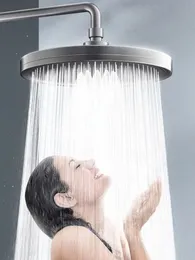 6 Modi Niederschlag Duschkopf Hochdruck Wasser spart obere Deckenwand Verstellbare Wasserhahnbadzubehör 240415