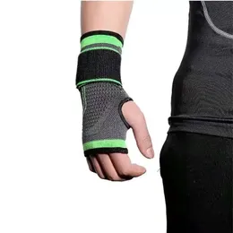 Komprimeringshandled med tryckbälte Sportskydd Arvband Stickning Pressuriserad handled och Palm Brace Bandage Support