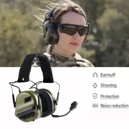 Accessori Autonomia tattica di protezione dell'udito Antinoise Affari di tiro Pickup Sound Hunting Cuffie da caccia all'aperto