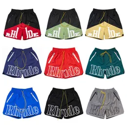 Meichao RH Limited Rhude Shorts Summer New 3M Reflective Hip Hop High Street Sports Training BeachPants