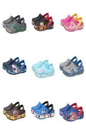 الأطفال Flip Flops Slippers Designer Toddlers CRSC Sandals Charms Designer DIY Cartoon Unicorn Chain Shoes Decaration S Kids Boys5951302