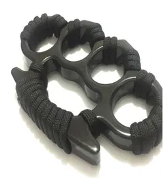 2018 Rope Knit Stainless steel Brass knuckle dustersSelf Defense Personal Security Women039s and Men039s selfdefense Penda6230897