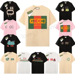 Mens t Shirt عالية الجودة مصمم تي شيرت Tees Tees عرضية Tshirt الأزياء قصيرة الأكمام أوروبا أمريكا الرجال جولة الرقبة