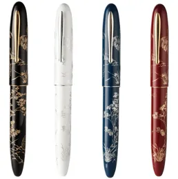 Pens Hongdian N23 Fountain Pen 2023 Kaninchenjahr Limited Männer Frauen Highend Studenten Geschäftsbüro Unterzeichnung von Gold Carving for Gift