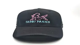 Senden Sie Nudes Snapback Cap Baumwoll Baseballkappe für Männer Frauen verstellbare Hip Hop Dad Hut Knochen Garros Casquette4736918