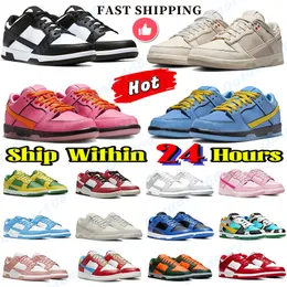 Designer Running Shoes Homens Mulheres Low Panda tênis Triple Pink Branco Black Court Purple Green Glow Women Women Casual Dhgate mens