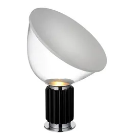 Lampada da tavolo moderna Taccia Castig lampada da scrivania in metallo in argento nero per camera da letto soggiorno barre tavolo da tavolino 1016195