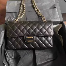 Urok torebki designerka worek na ramię CF Sprawdzana torebka torebka podwójna litery luksusowe designerskie torba klapa moda