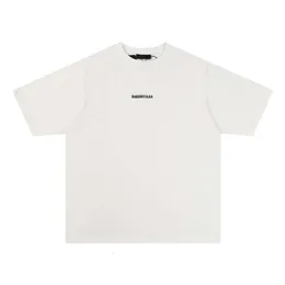 デザイナー2024春/夏新しいパリカップルスタイル正しいバージョンTシャツ検証bファミリー半袖