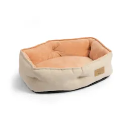 Pet House Dog Bed, Plush Coral Pet Cuddler Bed, Ideal Adult Pet Bed for  Small Dogs L x W x H
