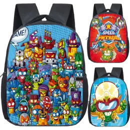 Rucksäcke neue Superzings Kindergarten -Tasche Cartoon -Spiel Superzings Rucksack für Jungen Mädchen Kinder Schultaschen Kinder Daily Bookbag Mochila