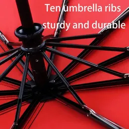 Novo guarda -chuva resistente à dupla camada à prova de vento, Rain Mulher Mulheres 10k Forte negócio de luxo masculino grande guarda -chuvas parasoladamente