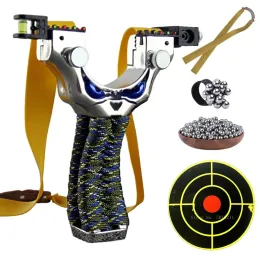 Scopes Hunting Laser camouflage Catapult Sports Strong Rubber Band Target Paper Steel Ball Accessories Package Catapult Toys