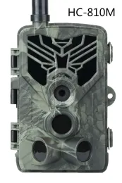 Kameror Trail Hunting Camera 2G MMS SMS P GSM 20MP 1080P Trådlös Cellulär mobil natt Vision Wildlife Hunting Camera HC810M