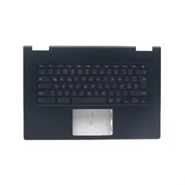 Novo laptop de capa C de laptop com teclado nos EUA ASM C 81JX W/BL KB US PARA Lenovo Chromebook C630 5CB0S72831