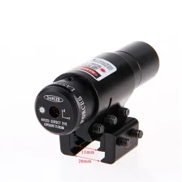 Escopes rifle de mira de laser vermelho com trilho de montagem de 11/20mm para armas de armas de armas de caça ao laser laser subzelo