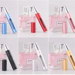 new 2024 5ml Portable Mini Refillable Perfume Bottle With Spray Scent Pump Empty Cosmetic Containers Atomizer Bottle For Travel Tool for for